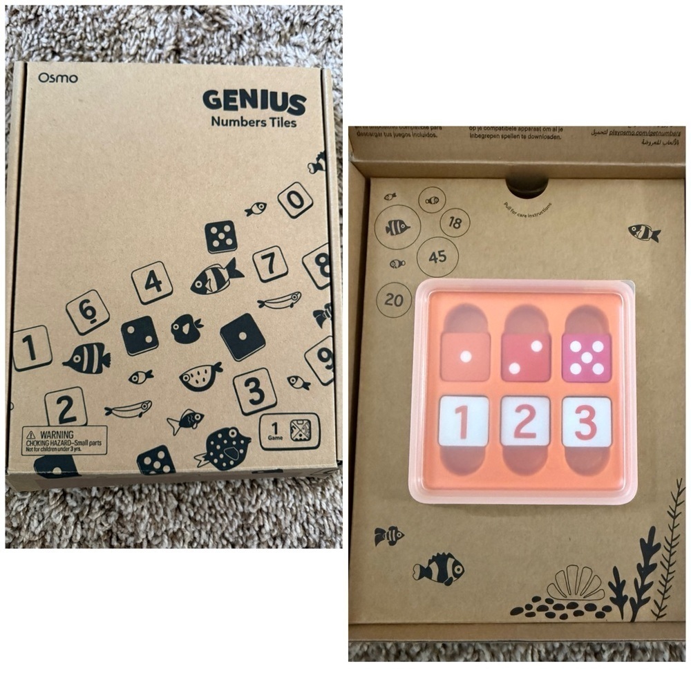 Osmo Genius Numbers Tiles Game | Ages 6–10 | New in Box